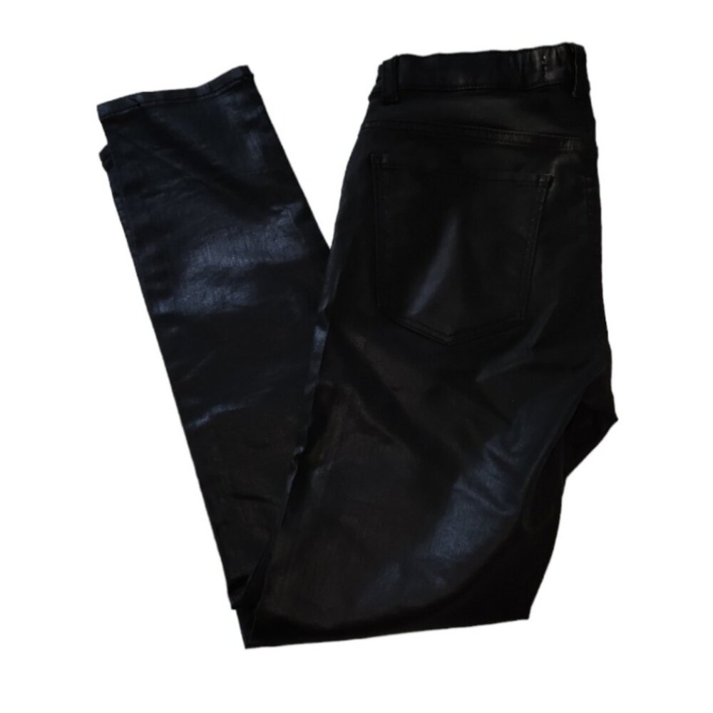 Zara Kids Black Faux Leather Pants - Picture 7 of 8